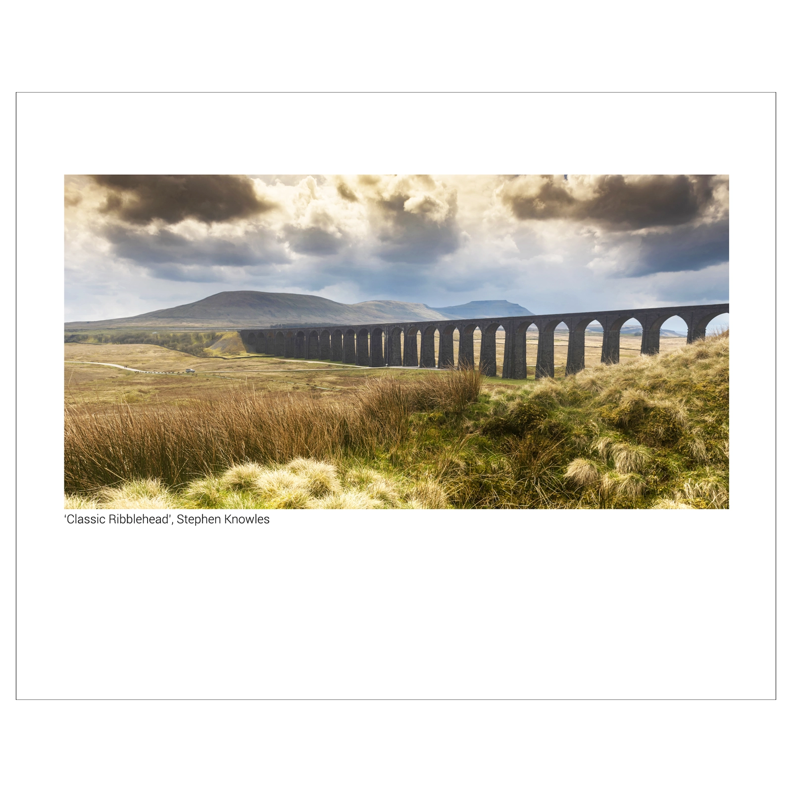 'Classic Ribblehead'. Unframed fine art print by Stephen Knowles.