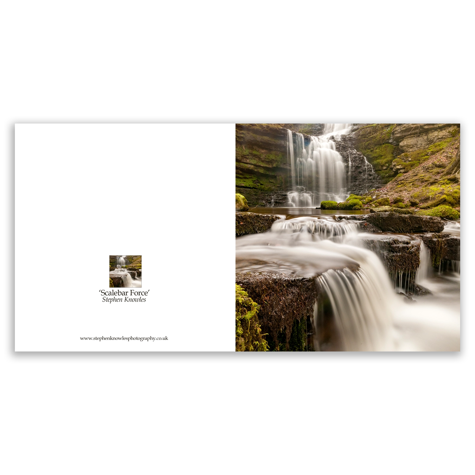 'Scalebar Force'. A fine art greetings card by Stephen Knowles Photography.