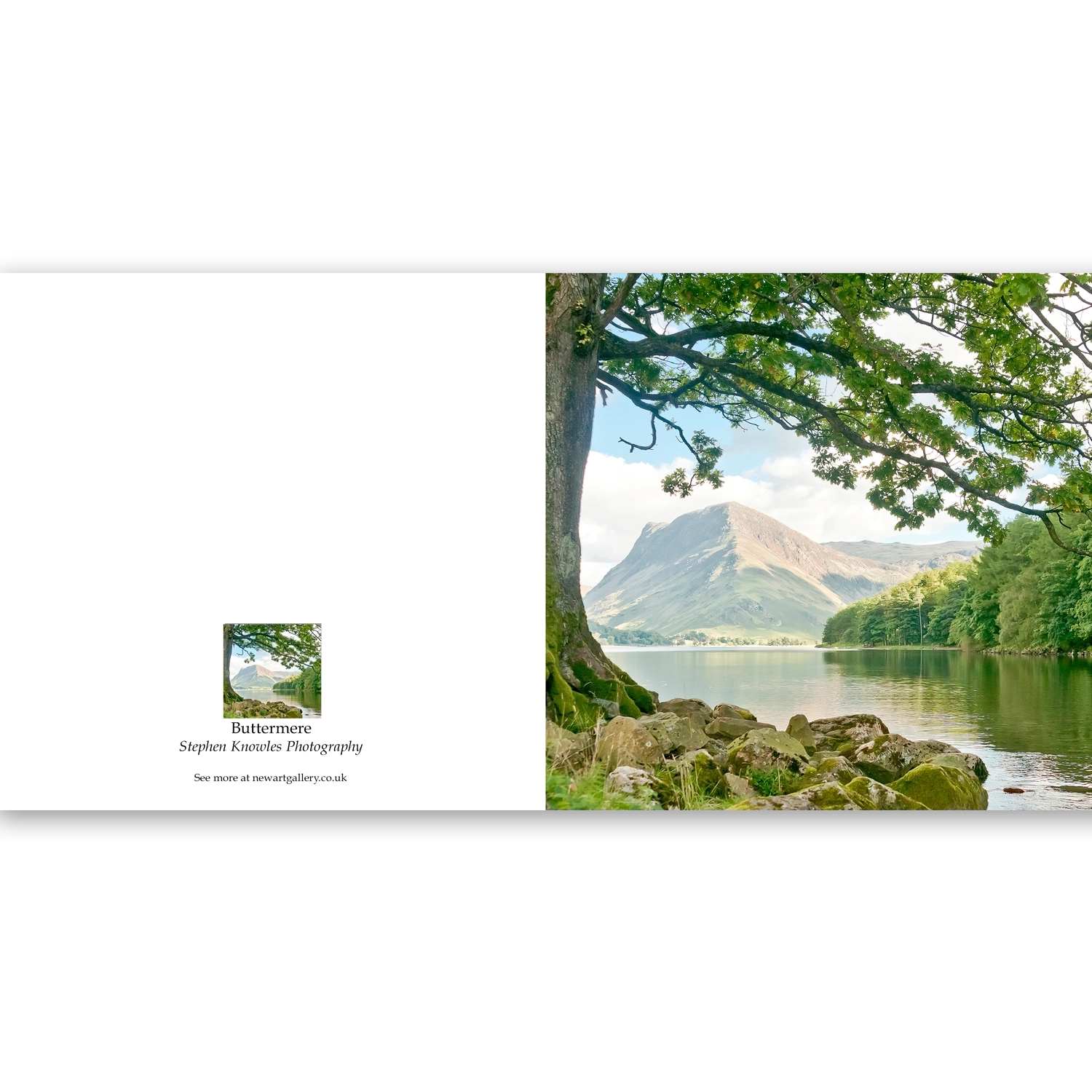 'Buttermere'. Fine art cards by Stephen Knowles Photography