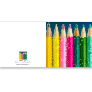 'Coloured Pencils'. Fine art cards by Stephen Knowles Photography.