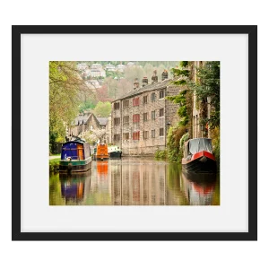 The Rochdale Canal, Hebden Bridge