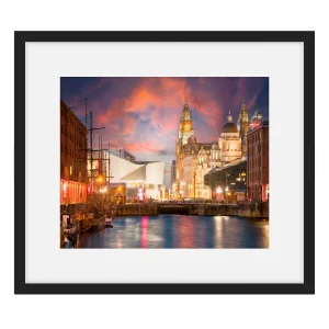 'Liverpool Docks'. Wallart by Stephen Knowles Photography.