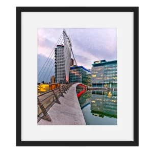 'Media City, Salford'. Wall art by Stephen Knowles Photography.