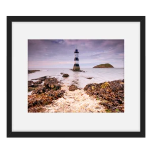 'New Brighton Lighthouse' coastal art by Stephen Knowles