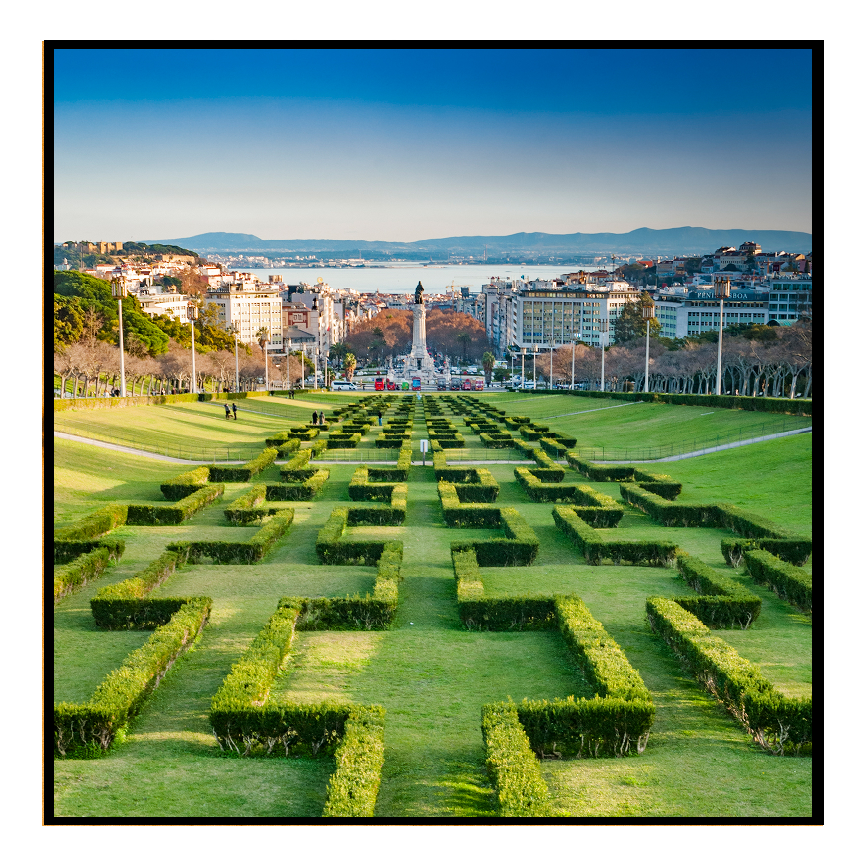 ‘Parque Eduardo VII Lisbon’. Lisbon wallart by Stephen Knowles Photography.