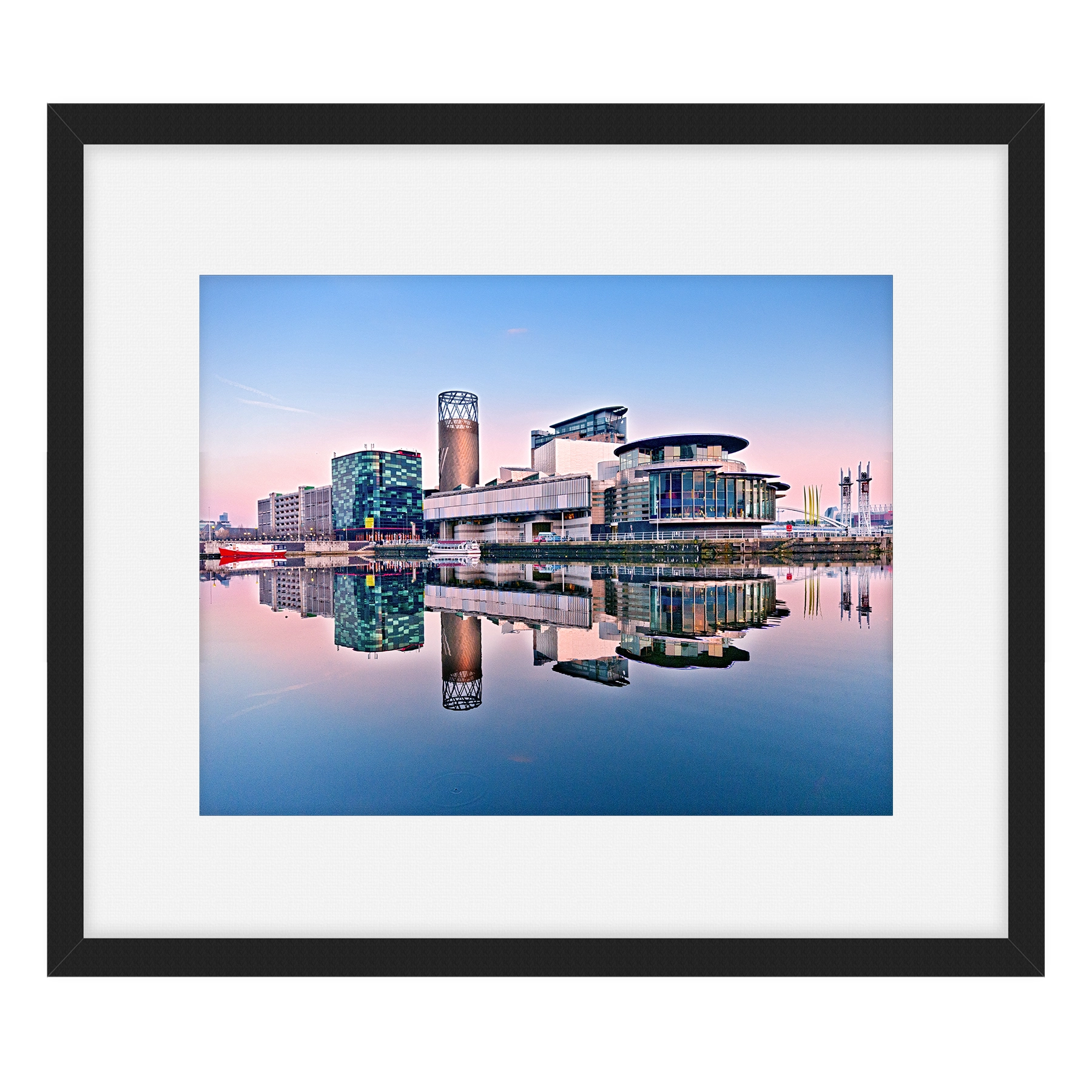 'Salford Reflections'. Wallart by Stephen Knowles Photography.
