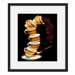 'Tumbling Cups'. Studio art by Stephen Knowles.