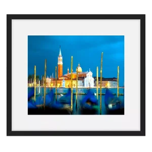 'Gondolas, Venice’. Venice wallart by Stephen Knowles Photography.