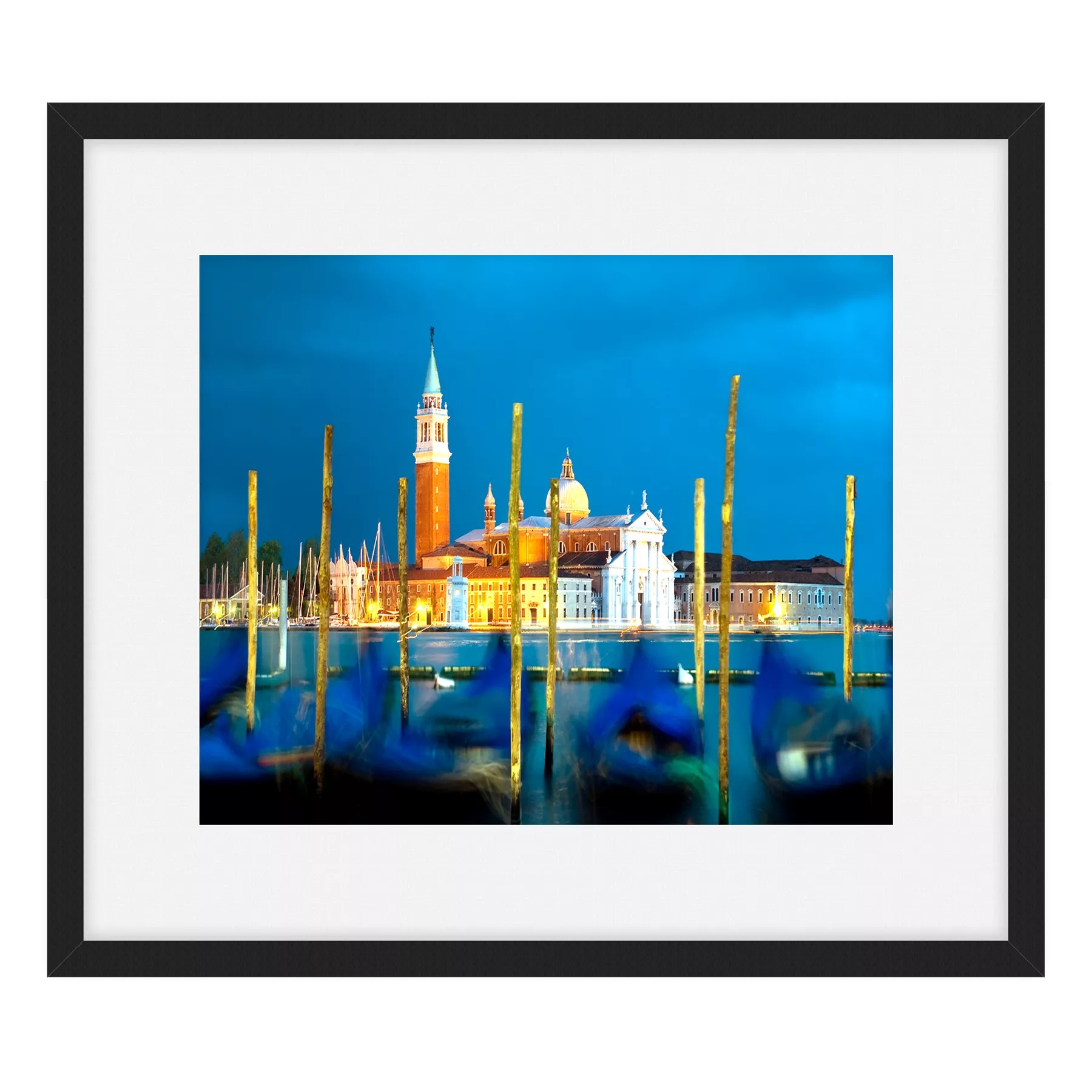 'Gondolas, Venice’. Venice wallart by Stephen Knowles Photography.
