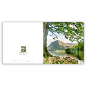 'Buttermere'. A fine art card by Stephen Knowles Photography.