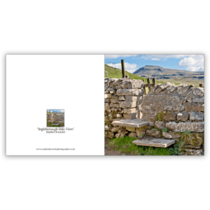 'Ingleborough, Stile View'. Fine art card by Stephen Knowles Photography.